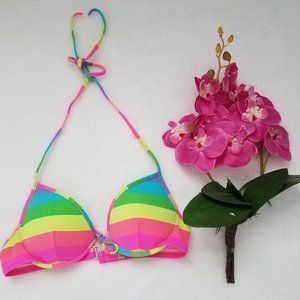 Victoria's Secret Rainbow Bikini Bra, Swimming Top